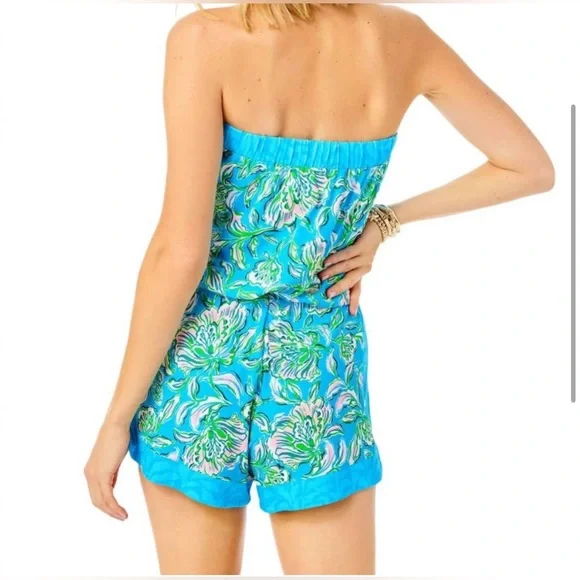 Lilly Pulitzer Rikki Small Strapless Romper size Small - NEW! - Picture 5 of 6